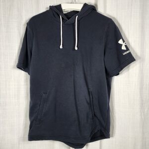 Under Armour Navy Short Sleeve Hoodie